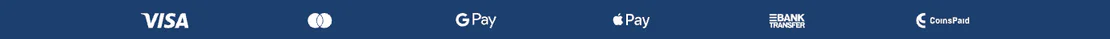 Betmac Casino payment methods including Visa, Mastercard, Google Pay, Apple Pay, bank transfer and CoinsPaid